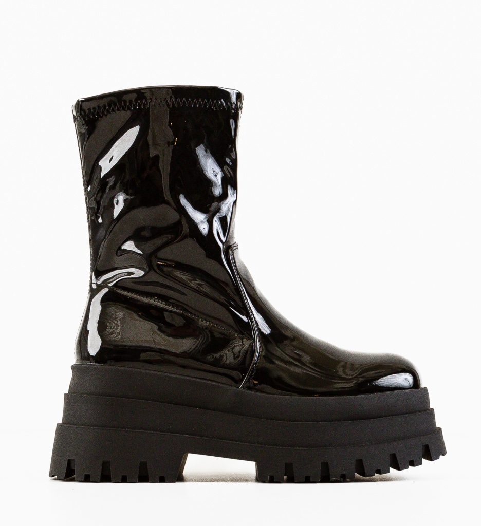 Ghete Dama Negre Elegante - Confort și Stil - imagine 3