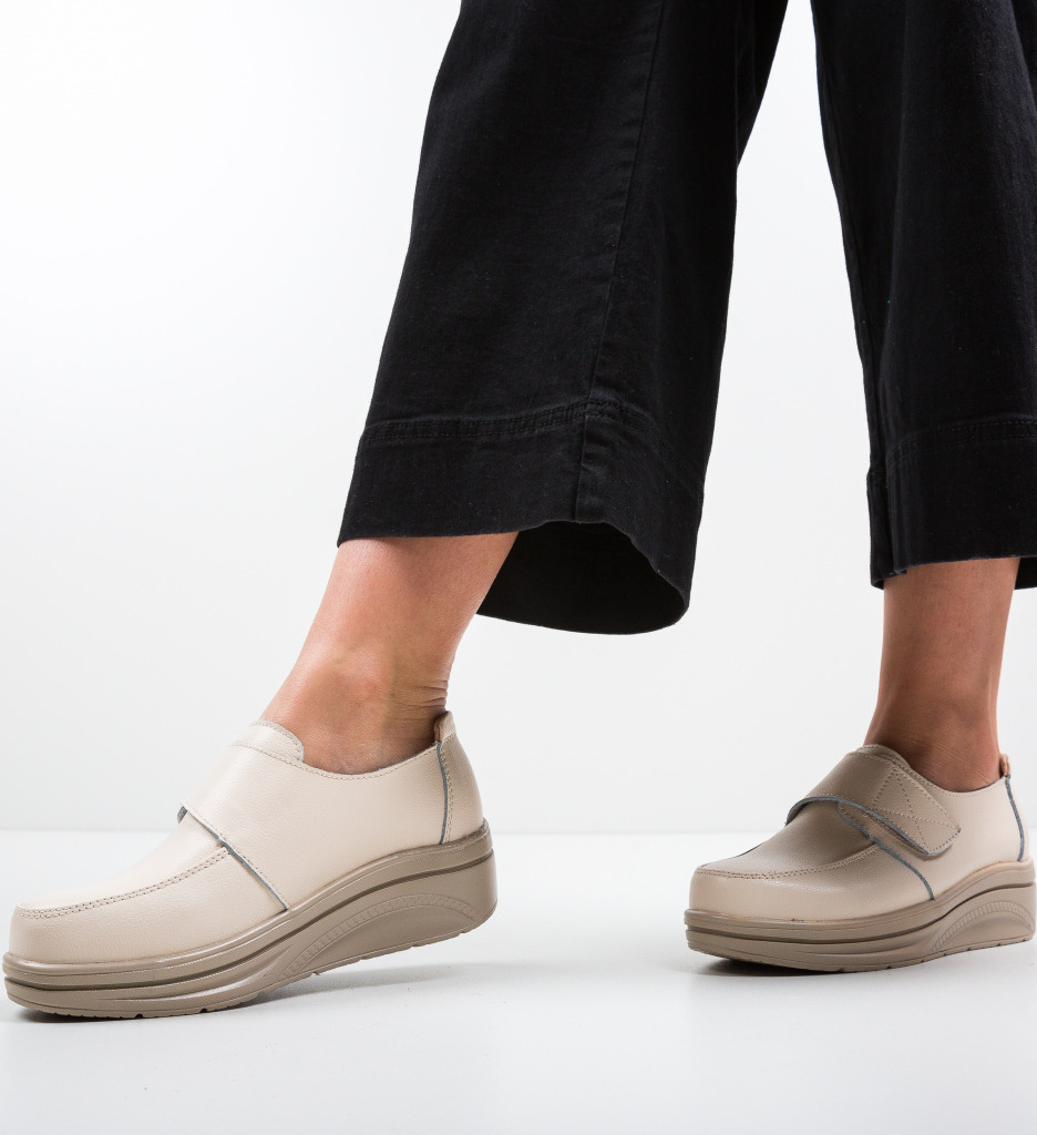 Pantofi Sport Hausberg Bej - Confort & Stil - imagine 2