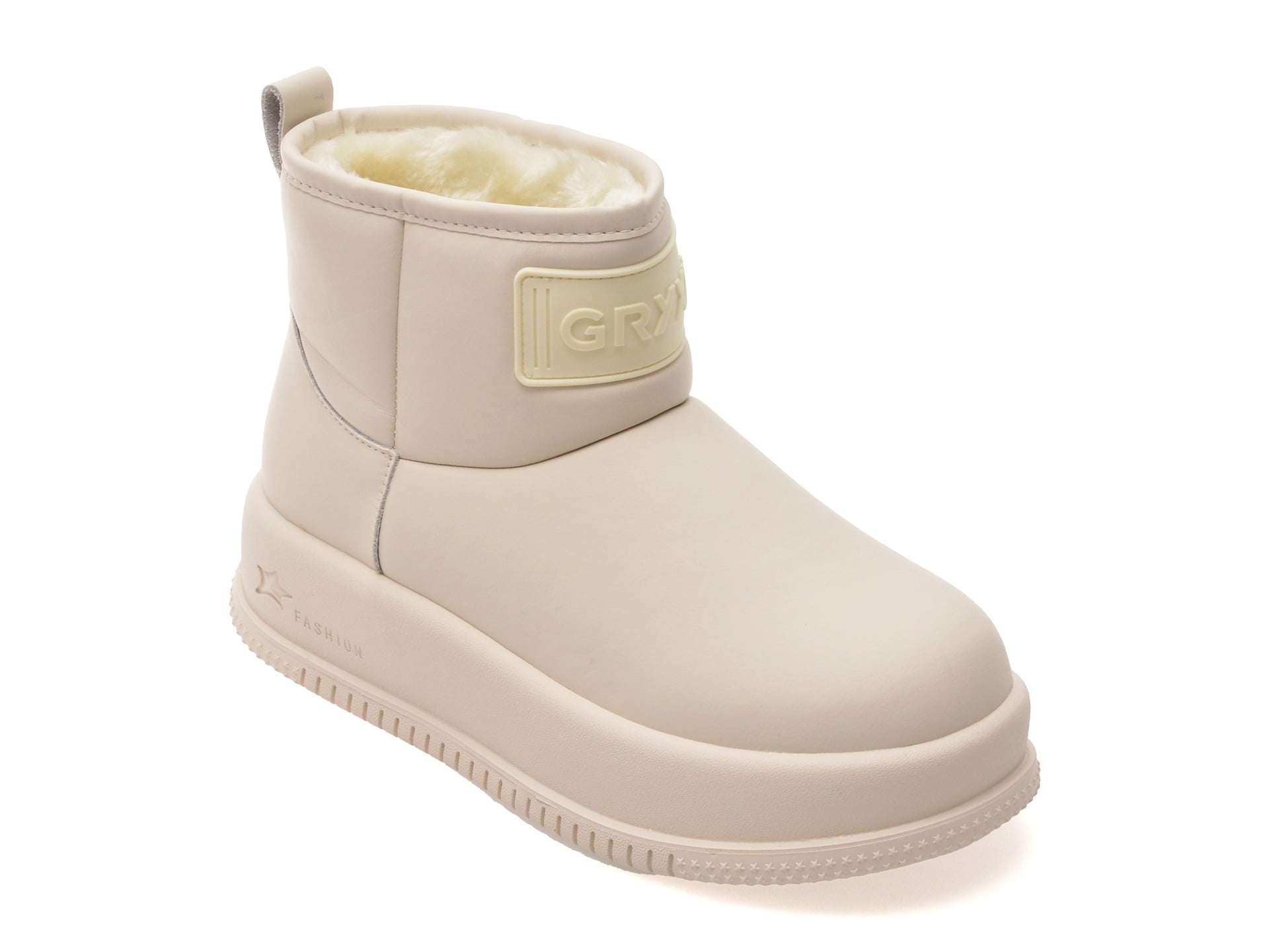 Ghete Albe Femei Gryxx | Confort Slip-On