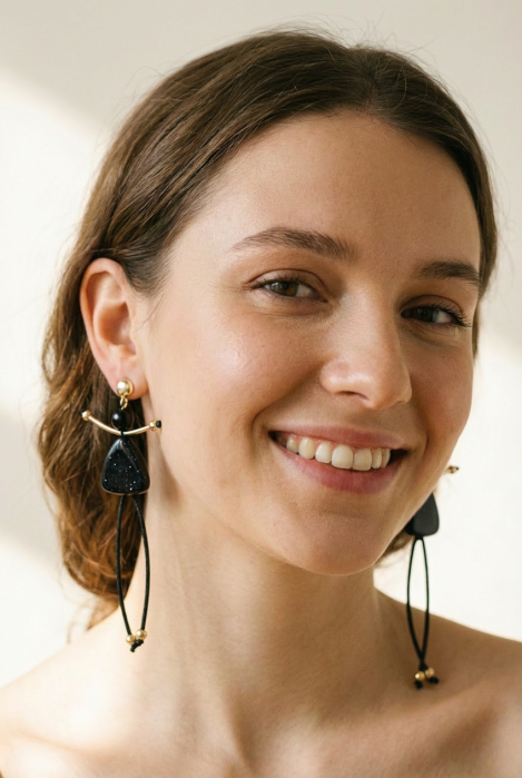 Cercei Păpușică Textil Shopika | Design Elegant