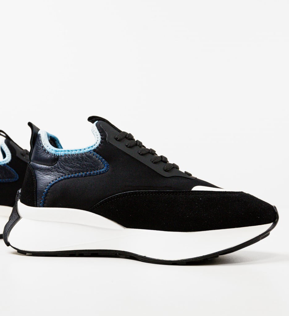Sneakers Dama Londan Negri | Confort și Stil Urban - imagine 8