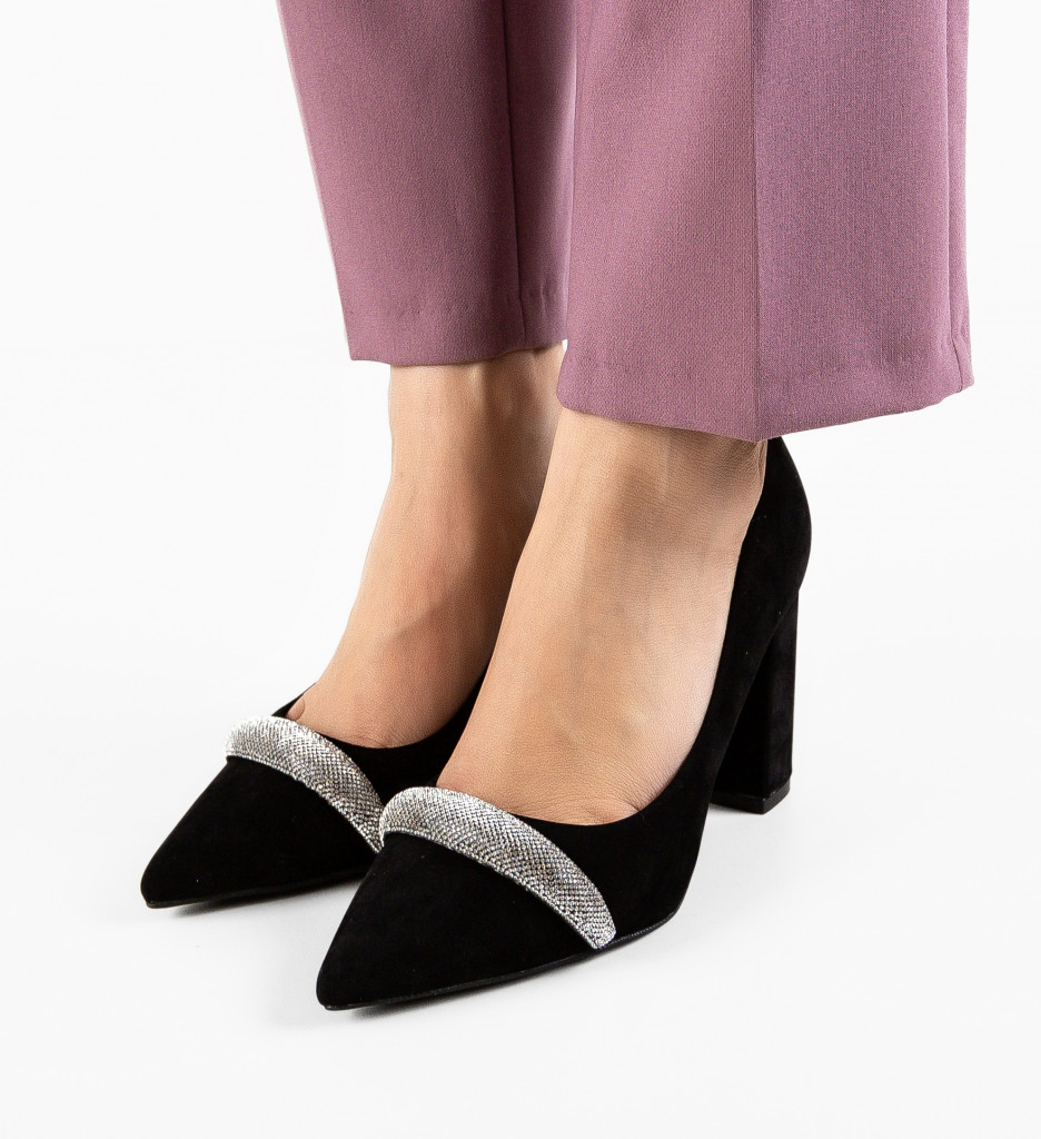 Pantofi dama Potte Negri - Eleganță și Confort - imagine 4