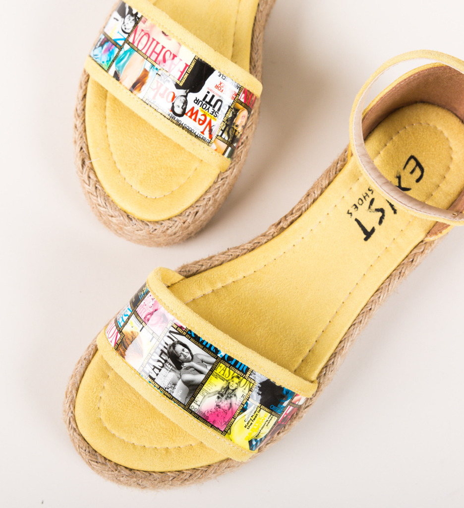 Sandale Voque Galbene – Stil și Confort - imagine 5