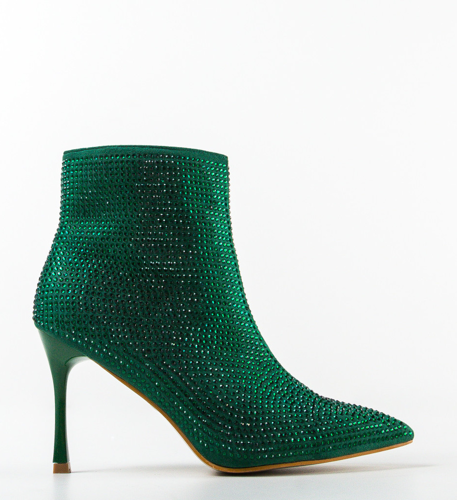 Botine Dama Zayne Verzi - Eleganță și Stil - imagine 6