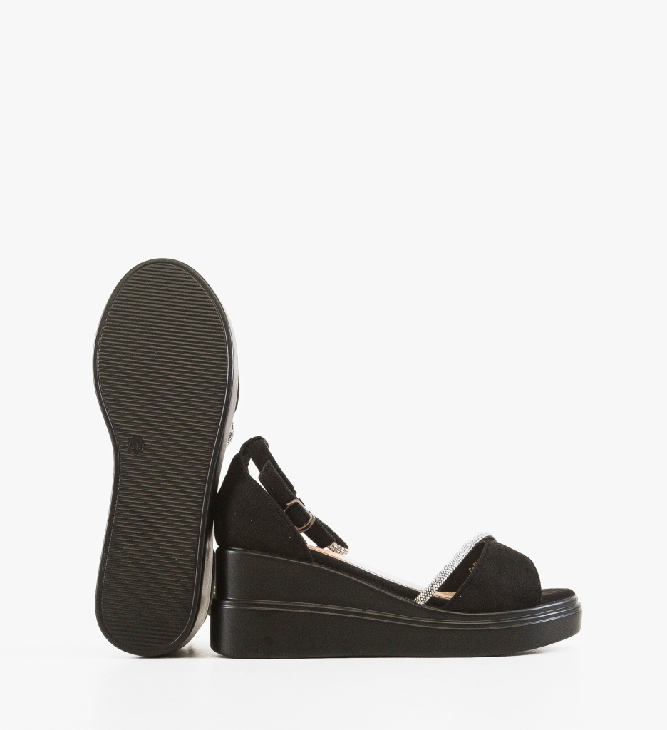 Platforme Dama Juha Negre | Stil si Confort - imagine 3