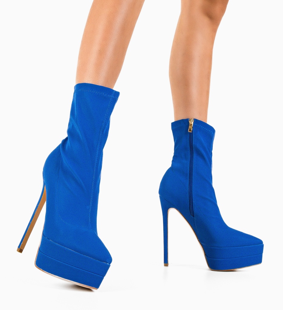 Botine Dama Kato Albastre - Eleganță și Confort - imagine 2