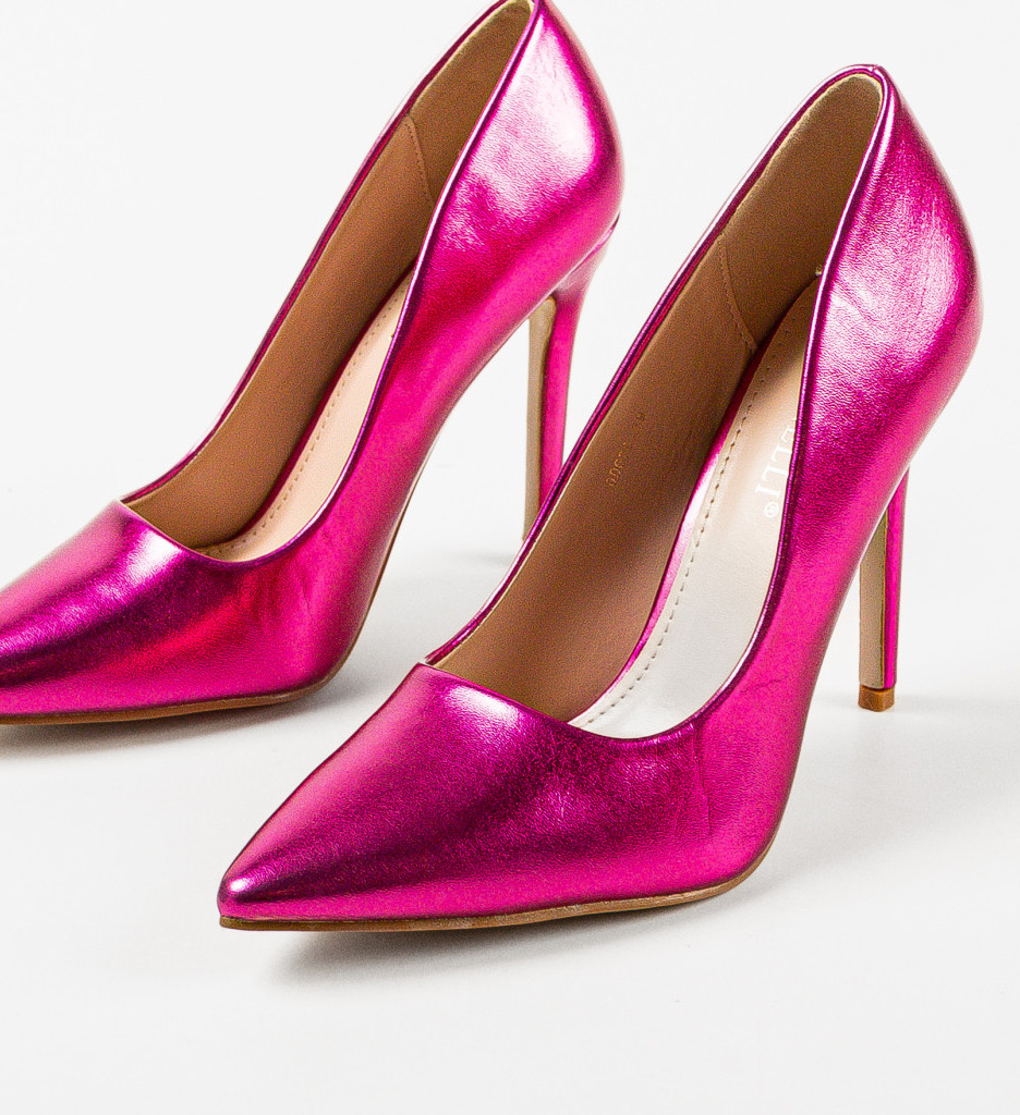 Pantofi cu Toc Plazyn Fuchsia - Stil Feminin Remarcabil - imagine 4