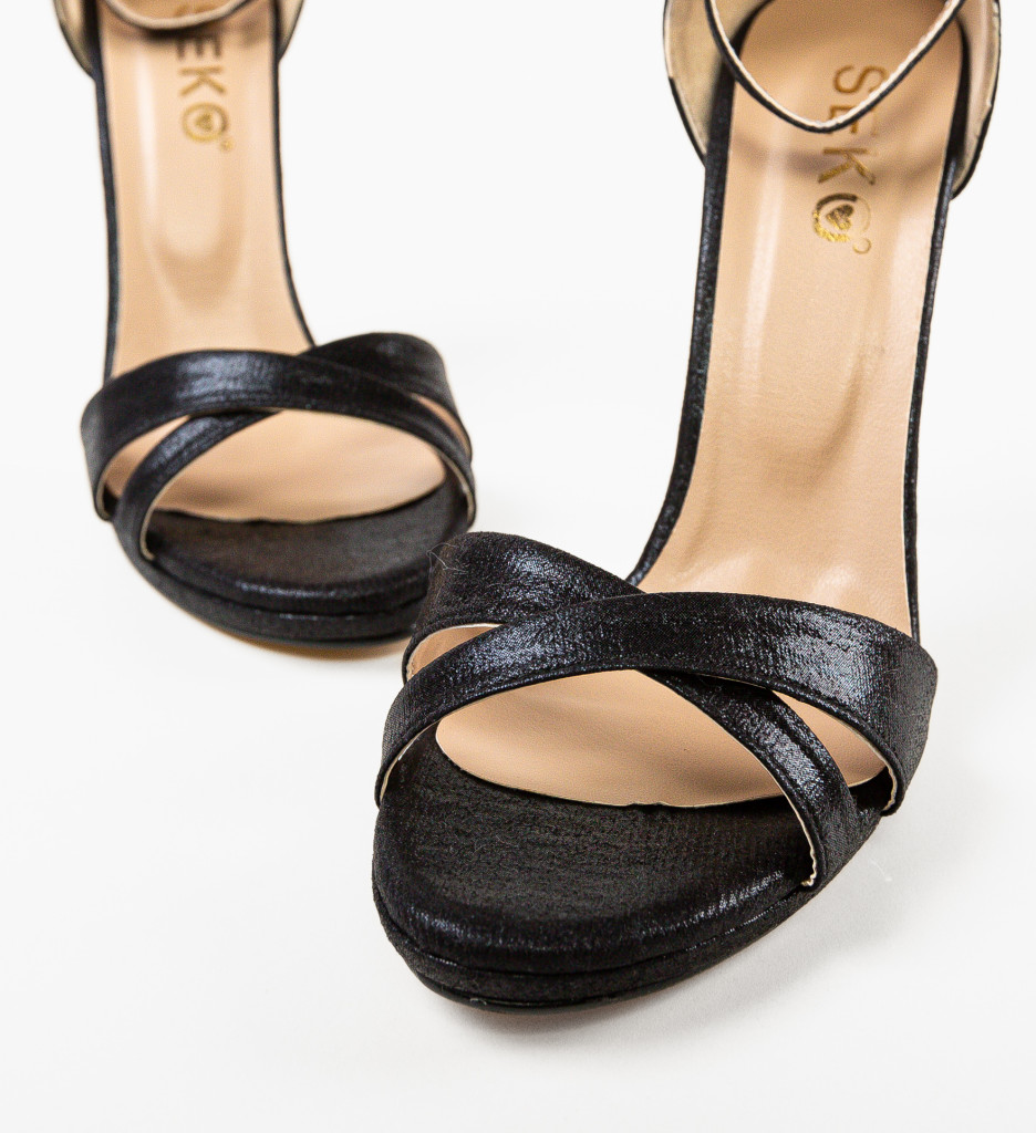 Sandale Toc Nuda Negre | Eleganță și Stil - imagine 8