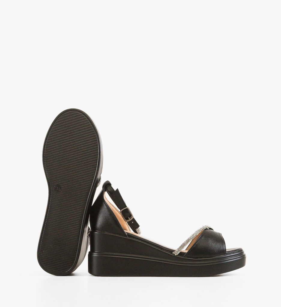 Platforme Dama Juha Negre 2 | Stil si Confort - imagine 3