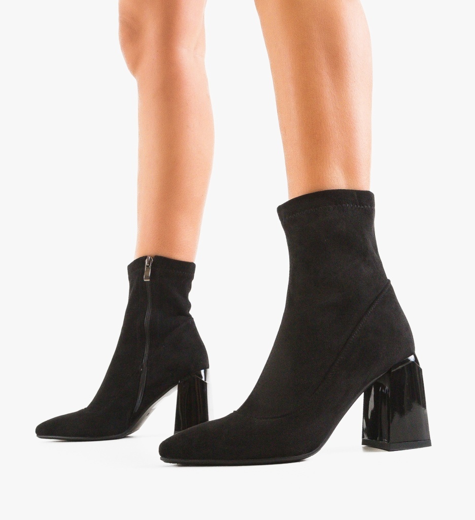 Botine dama Brais Negre - Eleganță și Confort - imagine 2