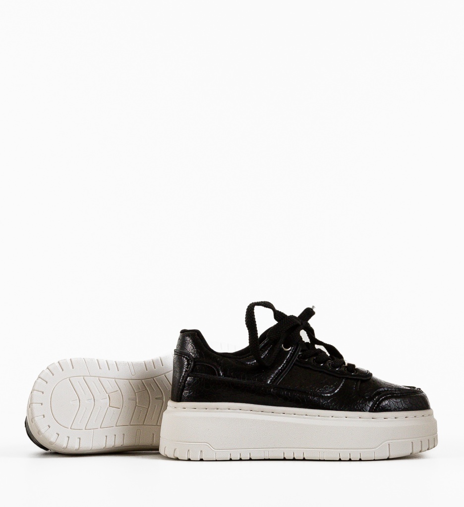 Sneakers Dama Kline Negri - Confort & Stil - imagine 4