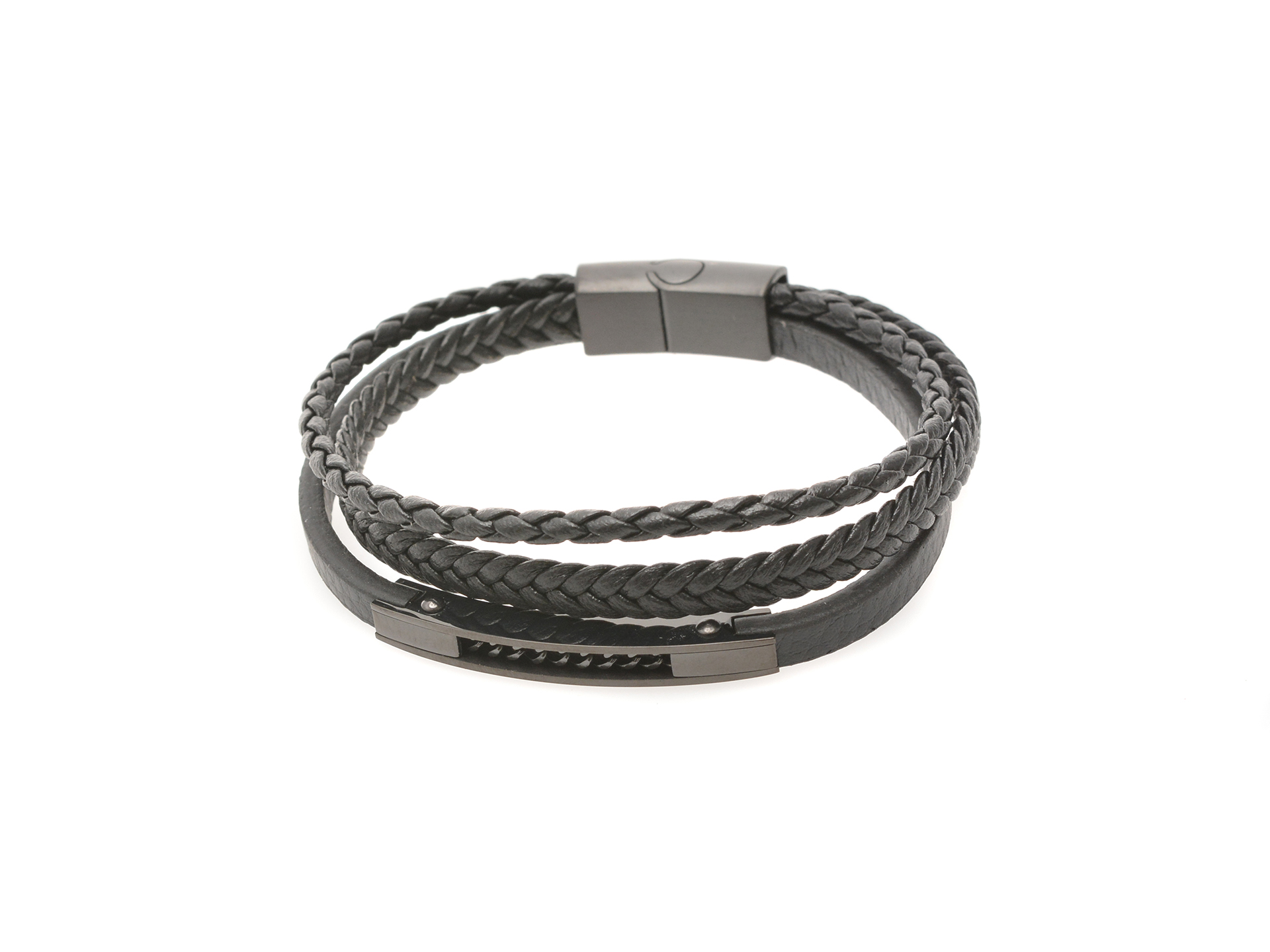 Brățară ALDO Neagră Piele Ecologică