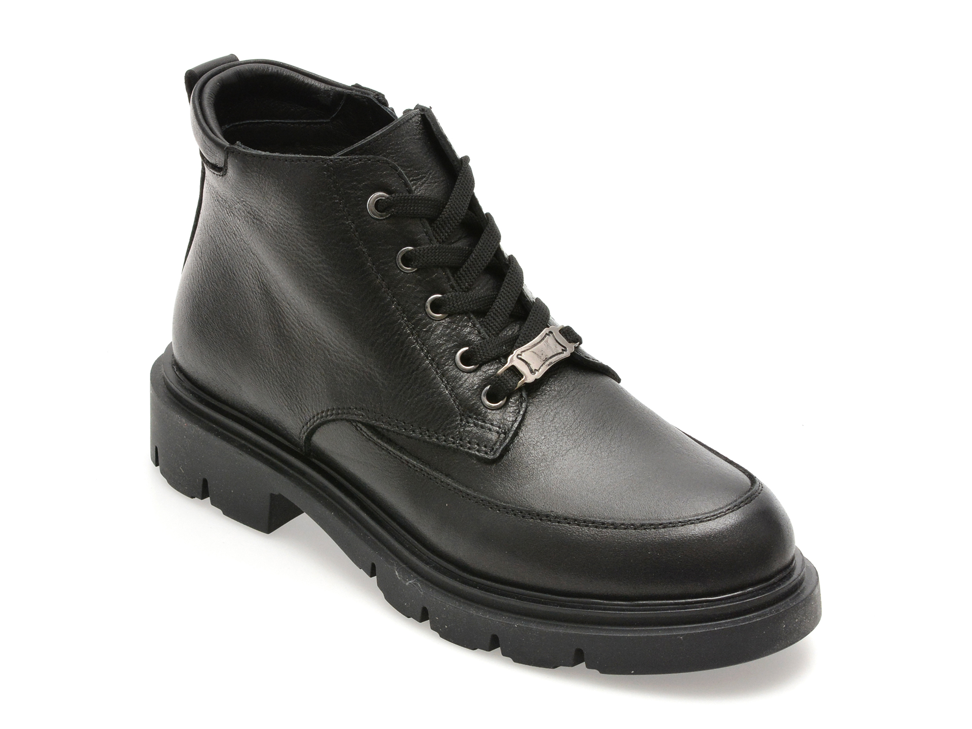 Ghete FLAVIA PASSINI negre din piele