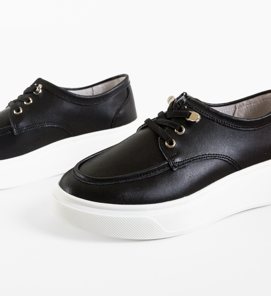 Pantofi Casual Naenia Negri - Confort și Stil - imagine 4
