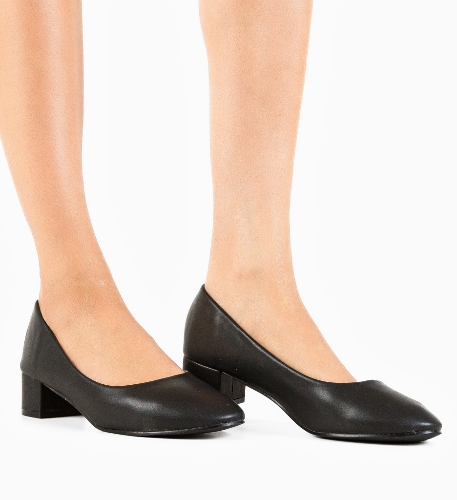 Pantofi cu Toc Ykua Negri | Eleganță Asigurată - imagine 2