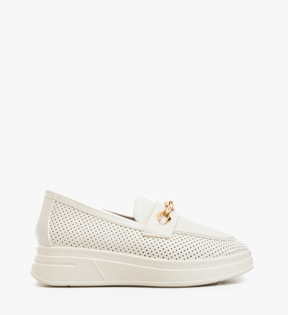 Pantofi Albi Casual Bobby - Versatilitate Zilnică - imagine 4