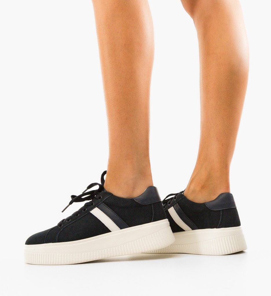 Sneakers Dama Wansa Bleumarin - Confort & Stil - imagine 2