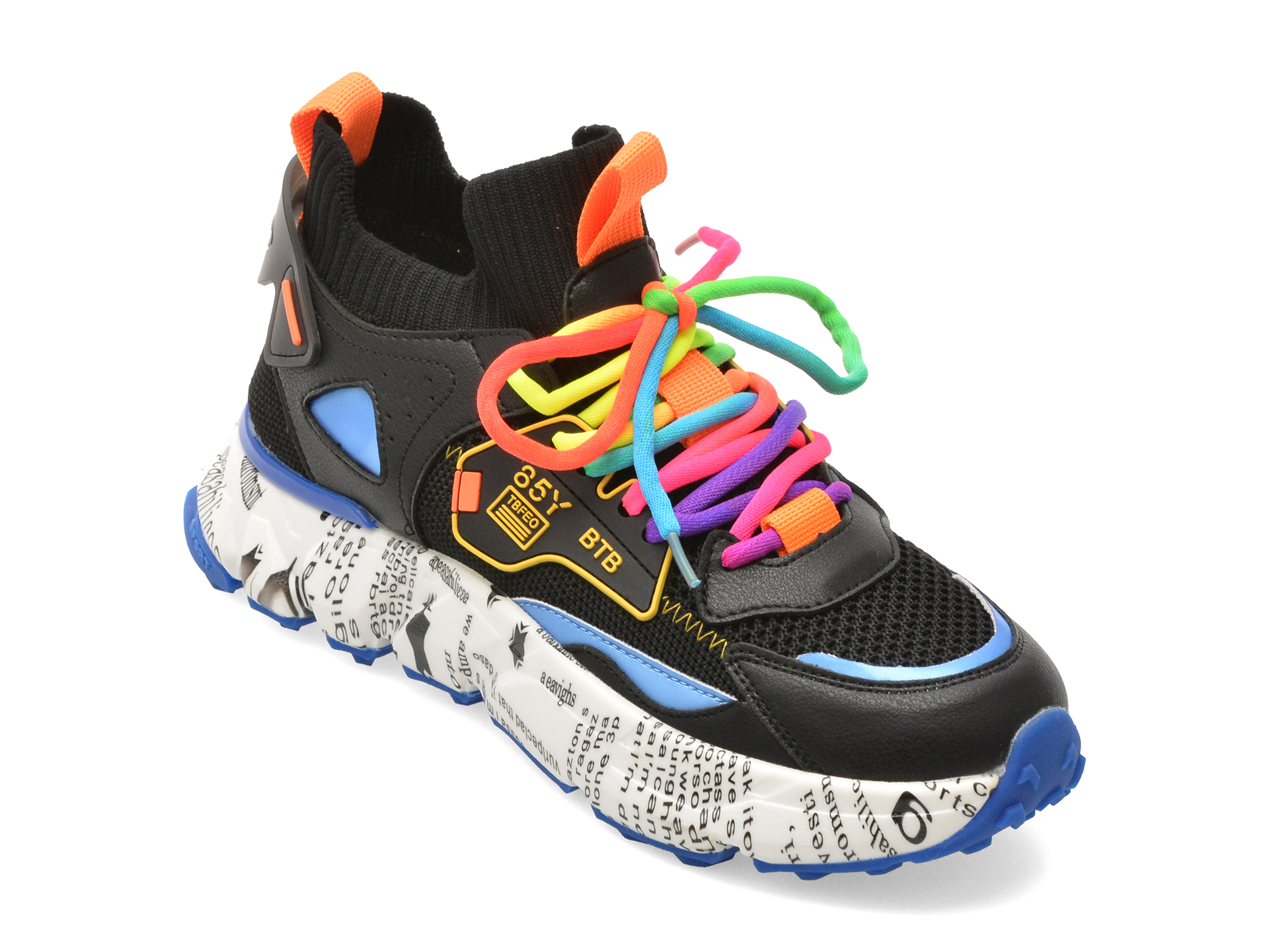 Pantofi sport BITE THE BULLET negri, Confort Urban