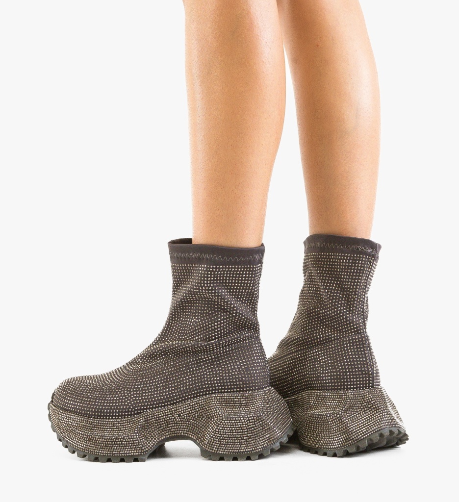 Sneakers Dama Ojjre Gri - Confort Sport