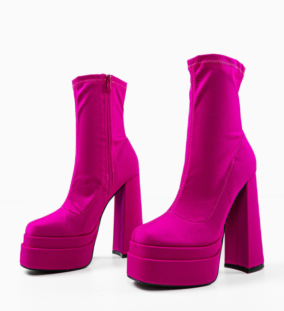 Botine Dama Platona Fuchsia | Stil și Eleganță - imagine 13