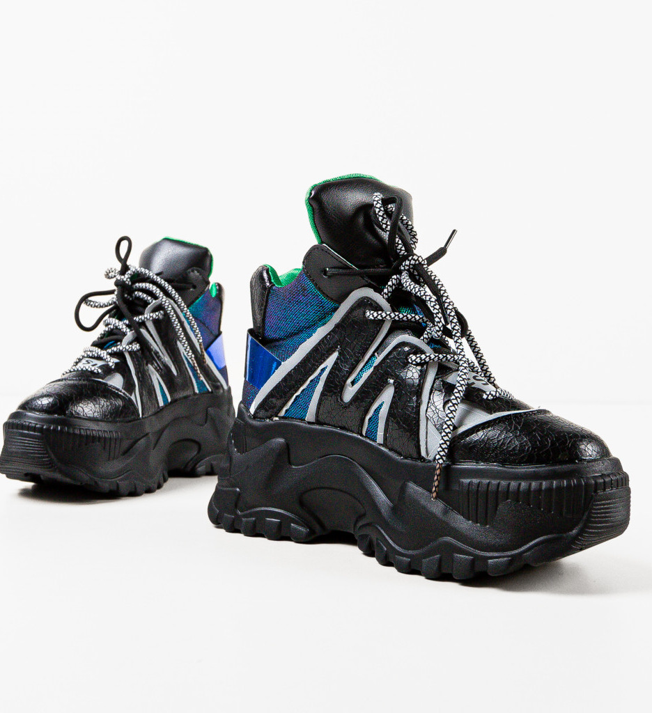 Sneakers Dama Source Negri - Confort Sport - imagine 5