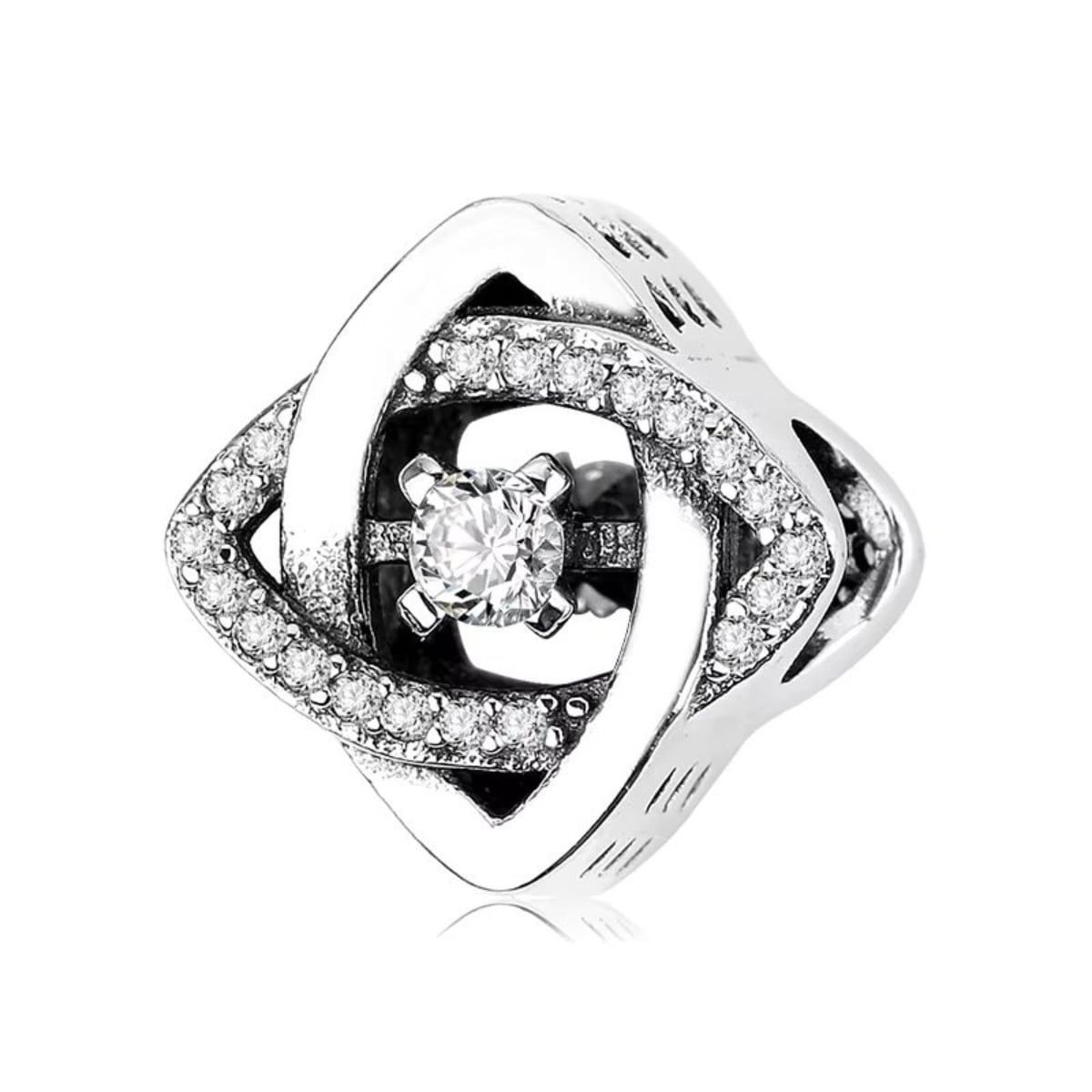 Charm Argint Geometric Delis | Talisman Elegant