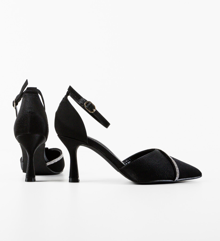Pantofi Dama Rubble Negri - Eleganță și Stil - imagine 5