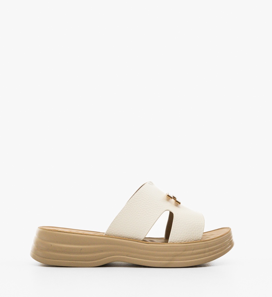 Papuci Dama Ravel Albi - Confort si Eleganta - imagine 2