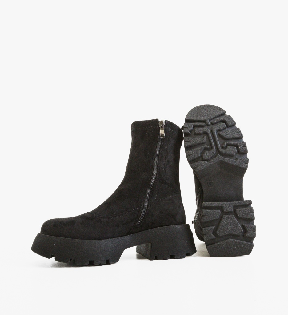 Ghete Dama Hehez Negre Elegante - imagine 3