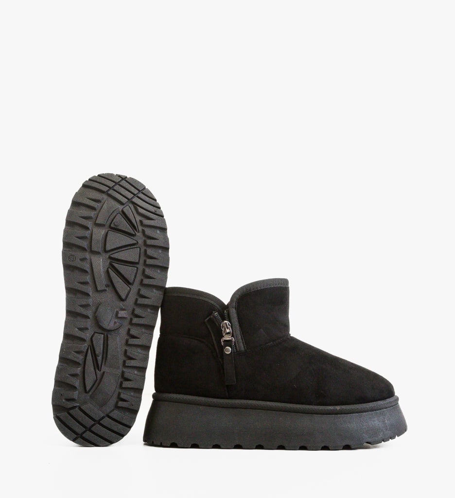 Ghete Tip Ugg Uygio Negre | Confort Termic - imagine 3