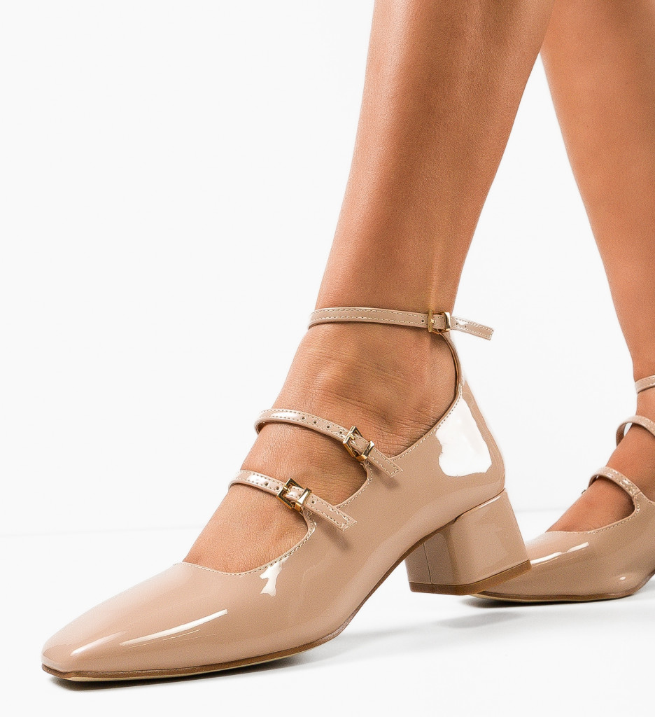 Pantofi Dama Jona Nude | Eleganță Versatilă
