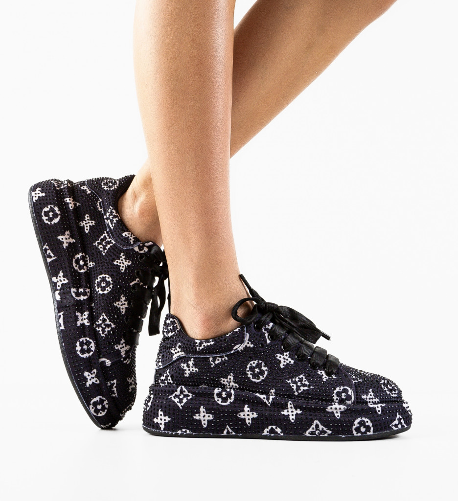 Pantofi Casual Dama Urssy Negri | Stil și Confort - imagine 3