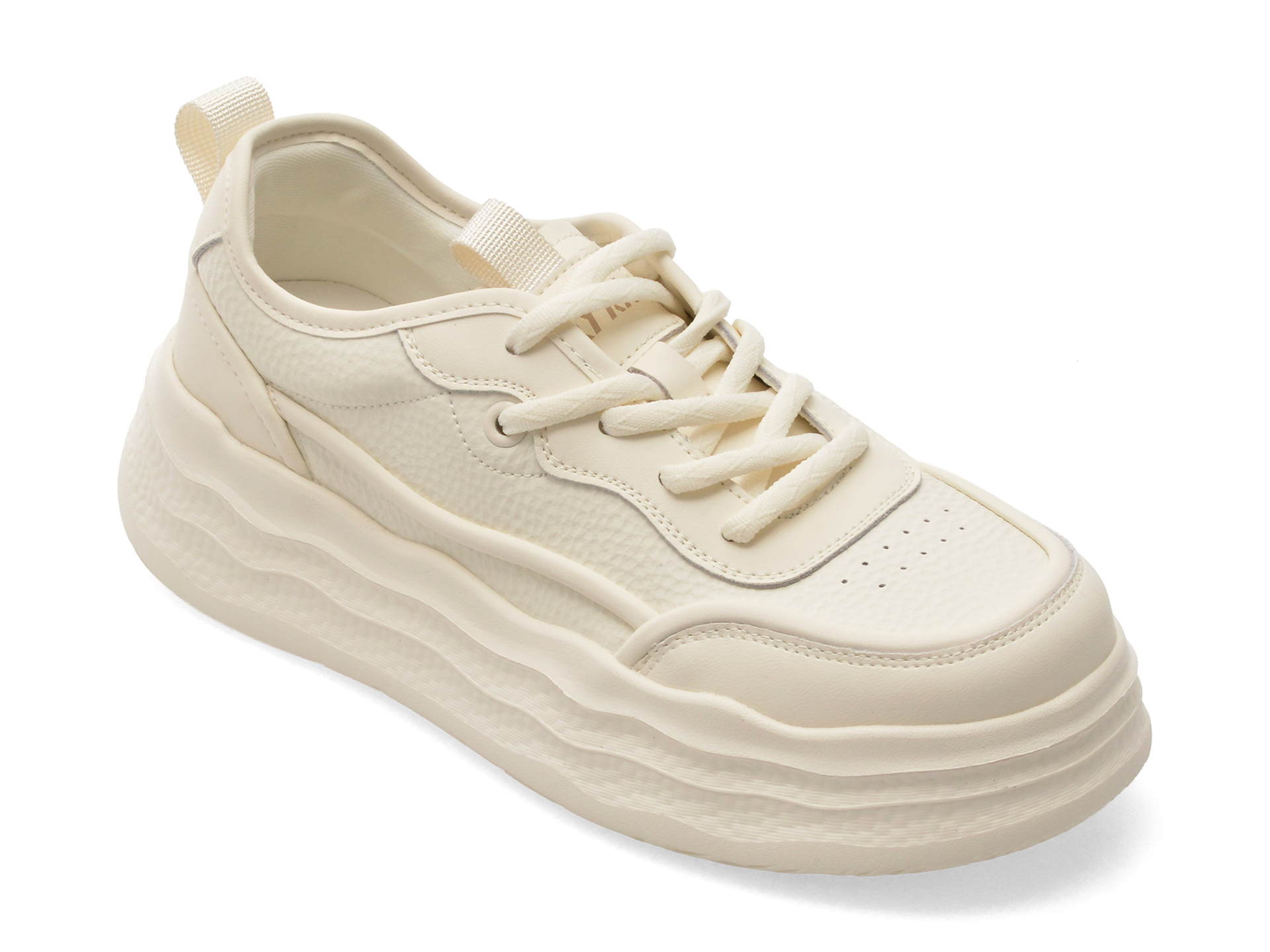 Pantofi sport GRYXX albi, piele naturală, confort