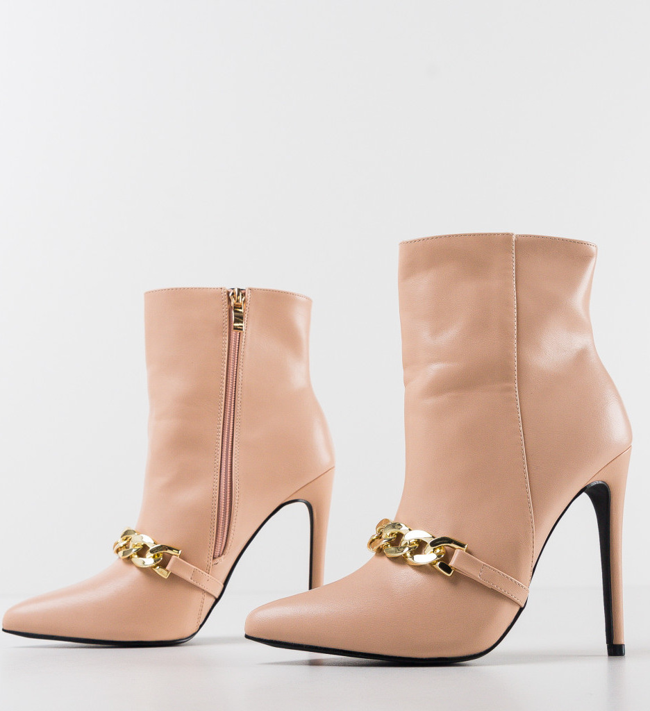 Botine Mischa Bej | Confort și Eleganță - imagine 6