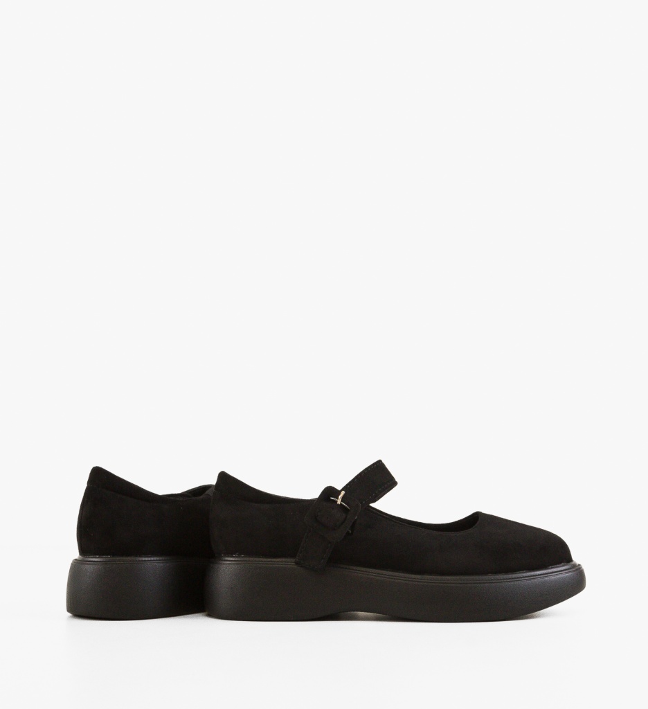 Pantofi Eowin Negri | Stil Casual Confortabil - imagine 2