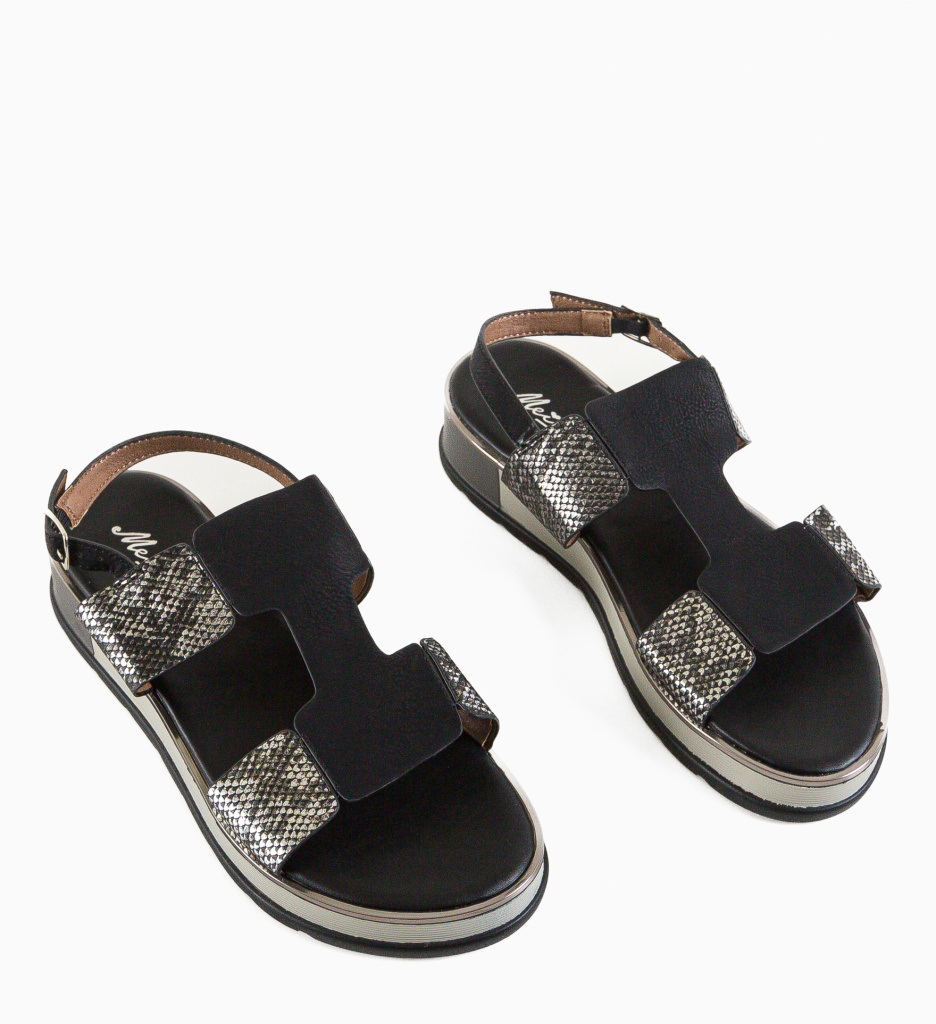 Sandale Dama Thun Negre - Eleganță și Confort - imagine 6