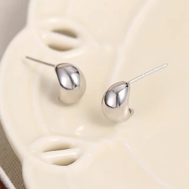 Cercei Argint Picatura Delis | Strălucire Premium