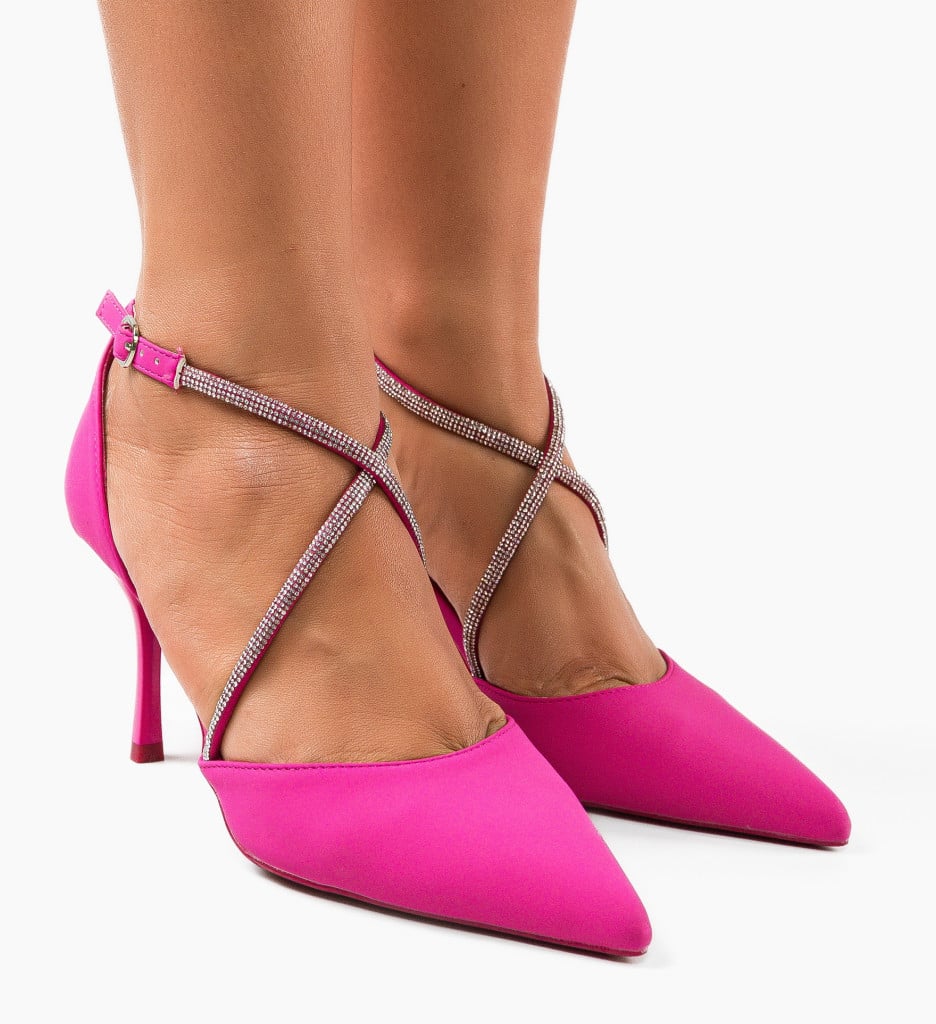 Pantofi Dama Suibne Fuchsia | Toc Elegant și Stil - imagine 4