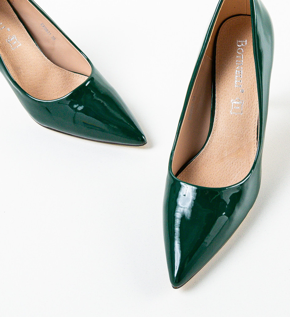 Pantofi Sinead Verzi | Eleganță și Stil - imagine 6