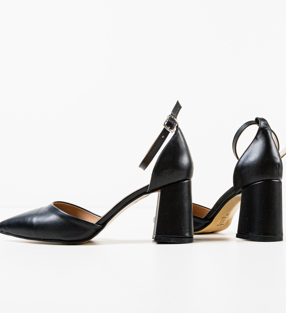 Pantofi Dama Marth Negri | Toc Eleganți - imagine 7