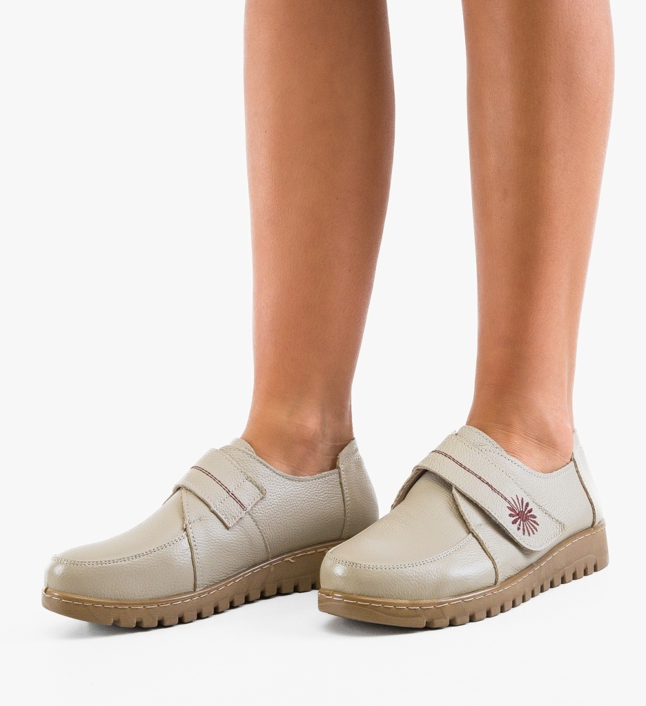 Pantofi Casual Marye Bej – Confort și Stil - imagine 4