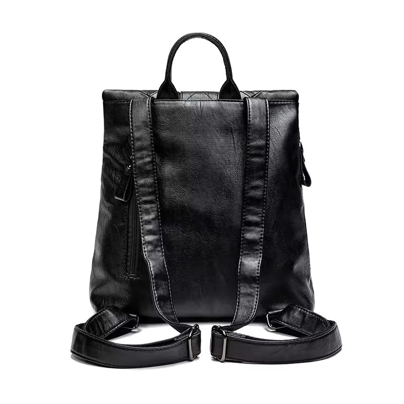 Rucsac dama Picadili Elsinore GT3244, Negru, Piele Ecologica - imagine 6