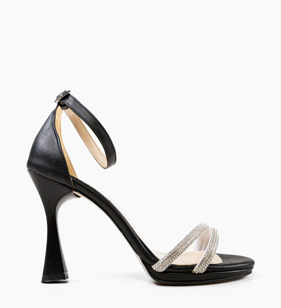 Sandale Toc Vilagio Negre - Eleganță & Stil - imagine 4