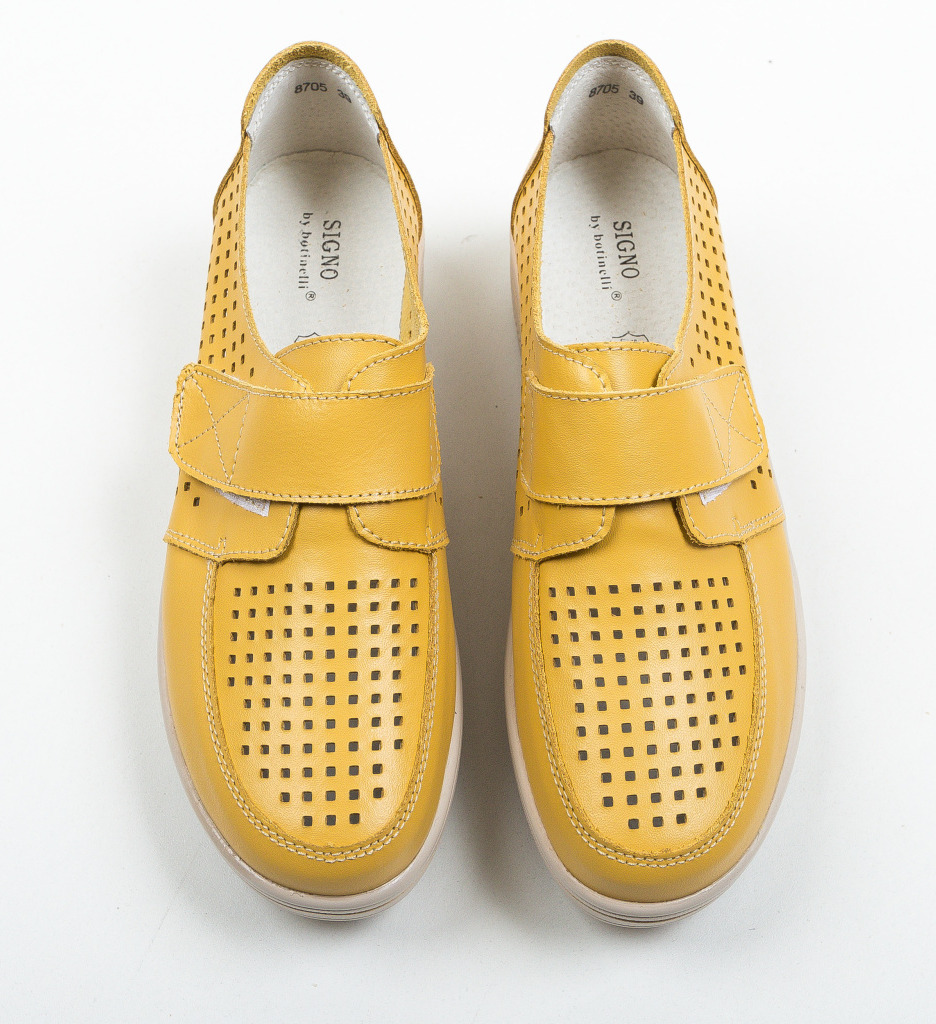 Pantofi Casual Galbeni | Stil și Confort Zilnic - imagine 6