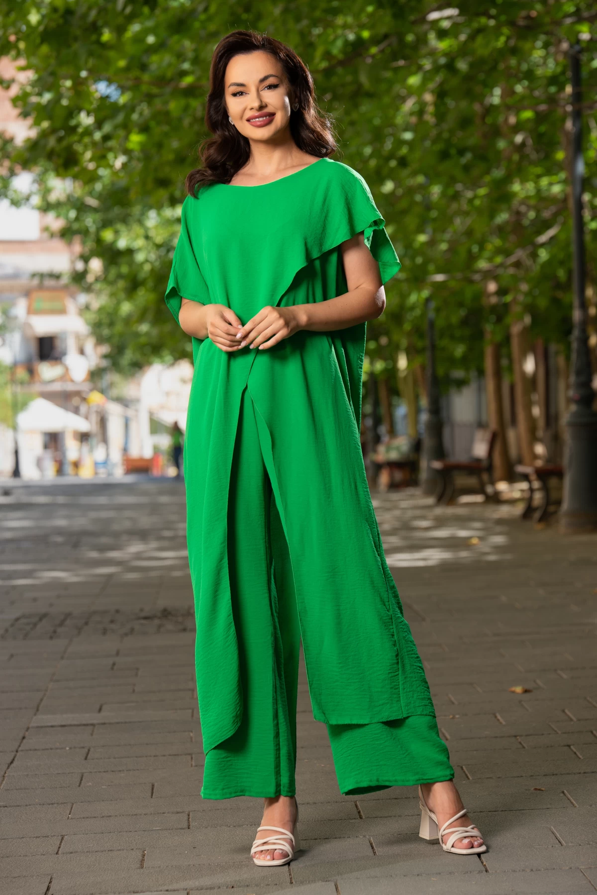 Compleu Casual Verde Inpuff | Stil & Confort