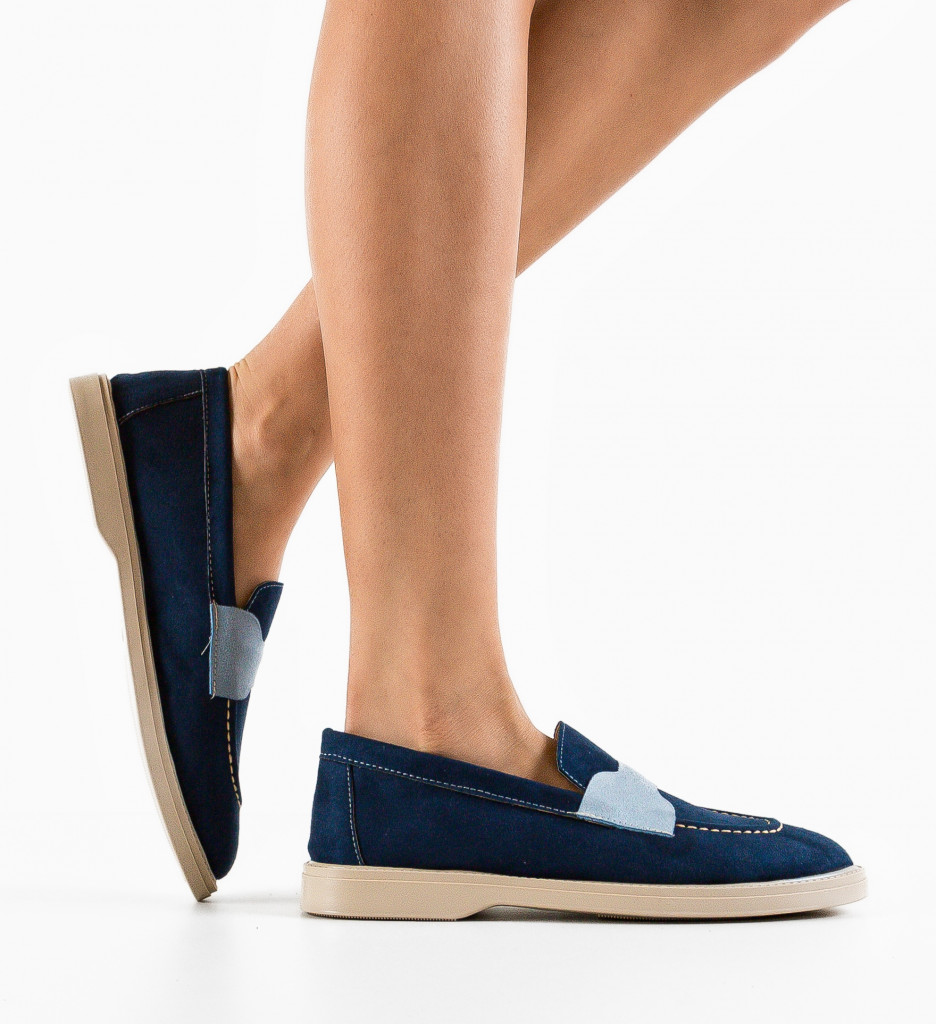 Pantofi Andrey Albastri | Confort Casual