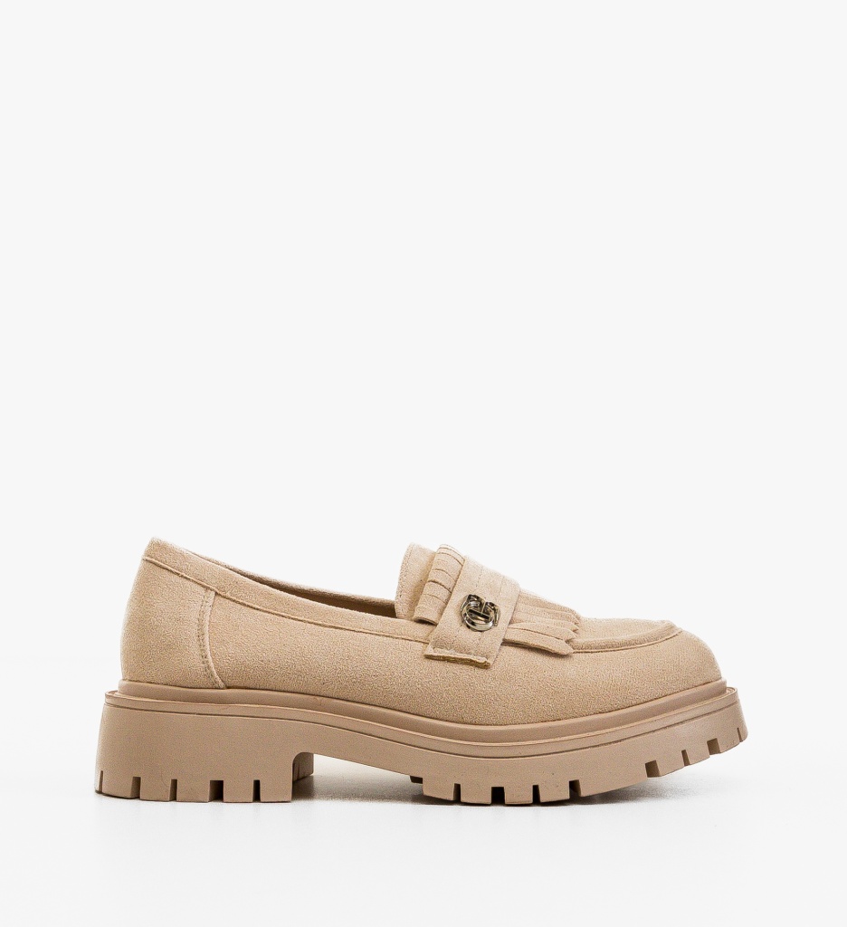 Pantofi Casual Dama Obyne Bej | Confort & Stil - imagine 4