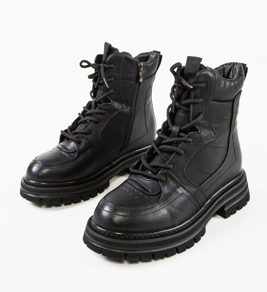 Ghete Dama Koman Negre - Stil si Confort - imagine 6