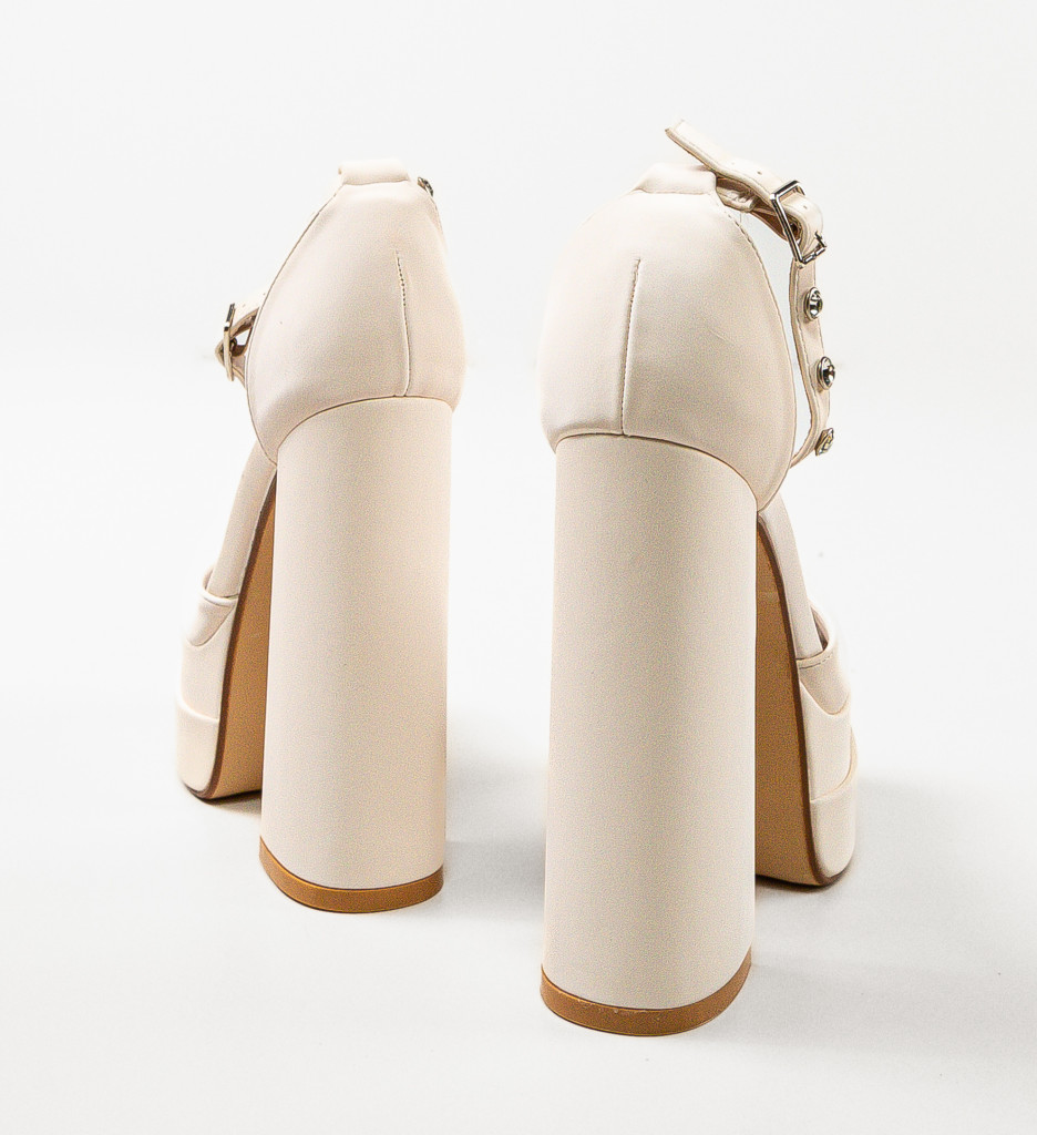 Pantofi Vetyna Nude - Eleganță și Rafinament - imagine 8