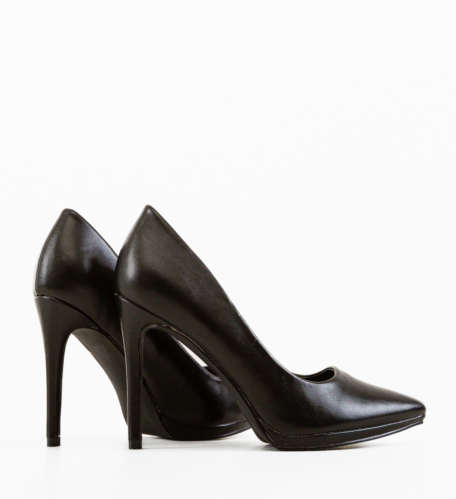 Pantofi Dama Gafre Negri Eleganți - imagine 5
